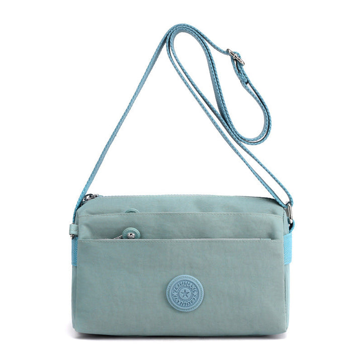 Women's Casual Multi-layer Fashionable Simple Shoulder Bag Made of Nylon | Bowlift