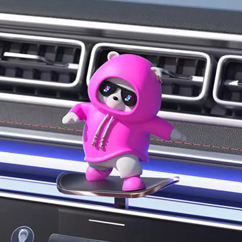 BowLift | Skateboarding Bears Car Decoration