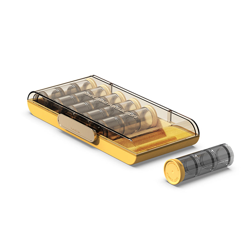 BowLift | Portable high-capacity weekly pill box