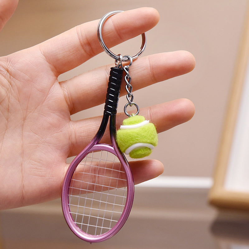 BowLift | Mini tennis racket keychain