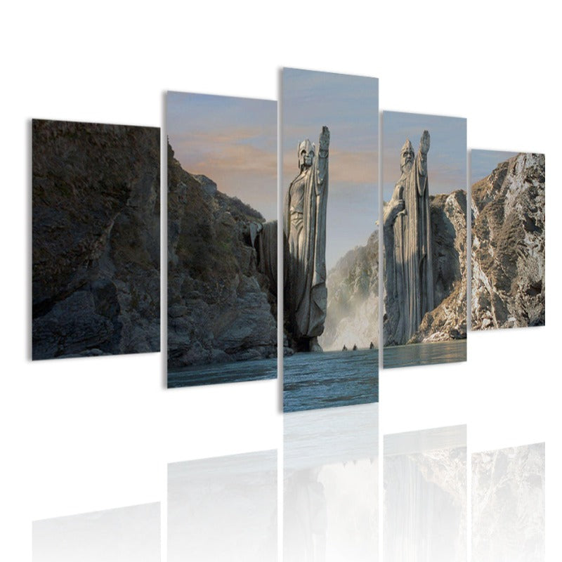 The Pillars Of Kings - Canvas Wall Art Painting | Bowlift