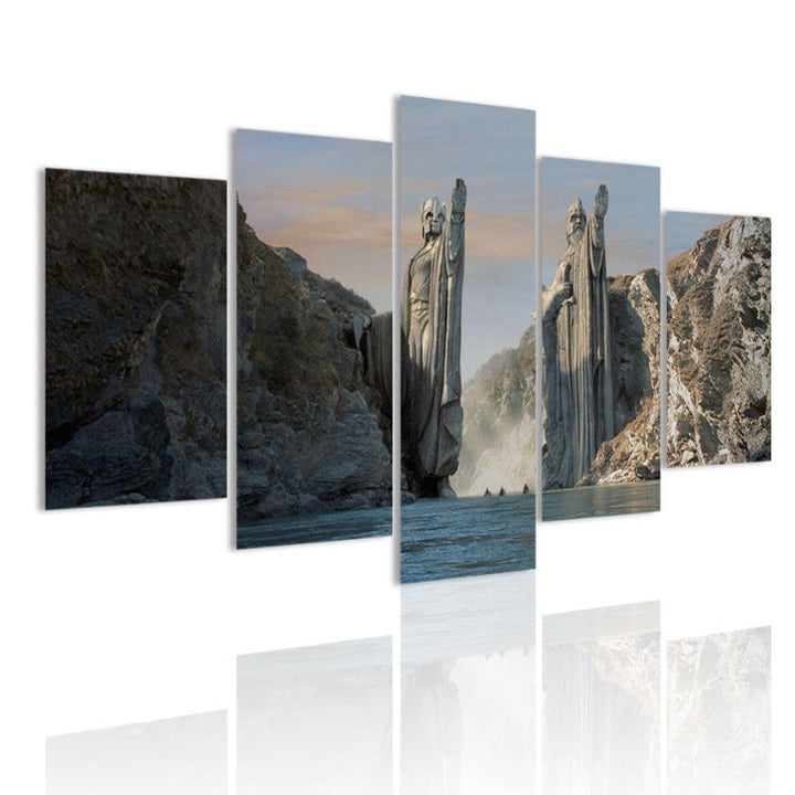 The Pillars Of Kings - Canvas Wall Art Painting | Bowlift