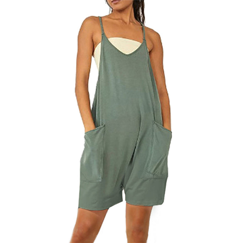 Sleeveless dress with pockets | Bowlift
