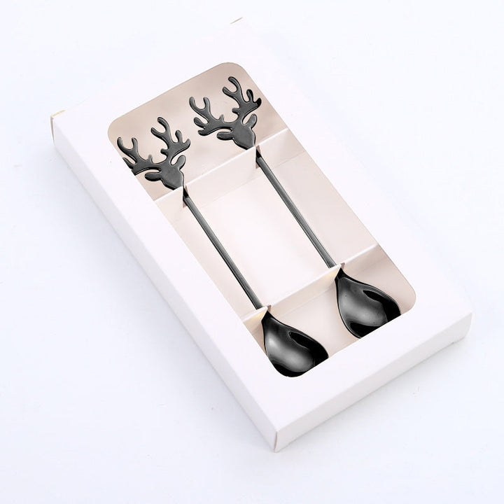 BowLift | Christmas Decorations for Home - Christmas Metal Spoon Gift Set