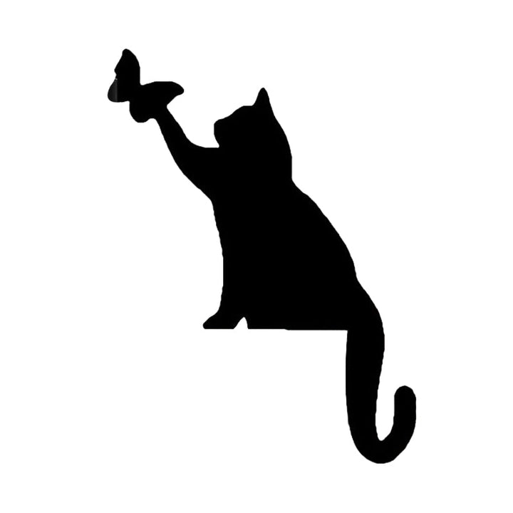 BowLift | Black Cat Door Corner Sign Decoration