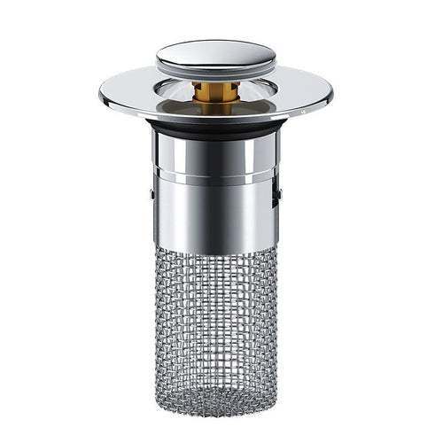 Drain filter stainless steel with pop-up mechanism | Bowlift