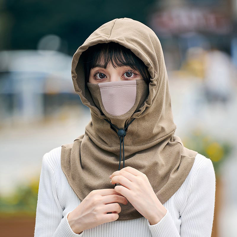 Hooded Face Mask with Neck Warmer for Cycling | Bowlift