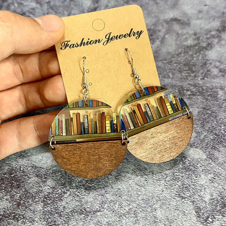 BowLift | Beech Earrings / Earrings for Book Lovers