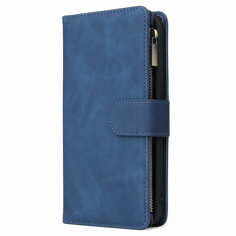 BowLift | Multi-card Zipper Pocket Leather Case for iPhone