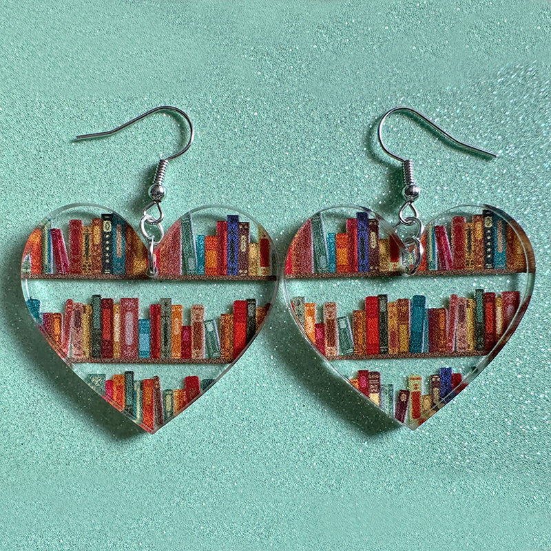BowLift | Beech Earrings / Earrings for Book Lovers