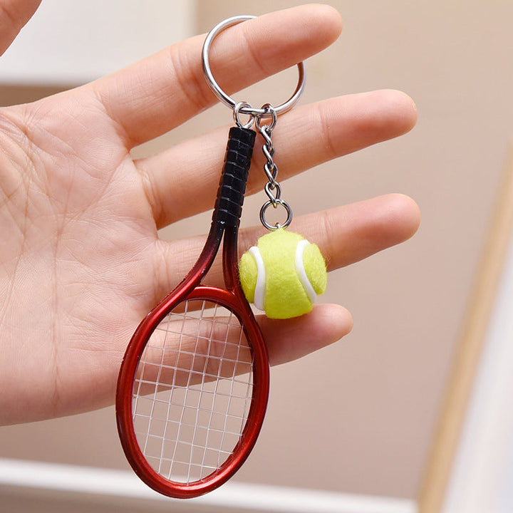 BowLift | Mini tennis racket keychain