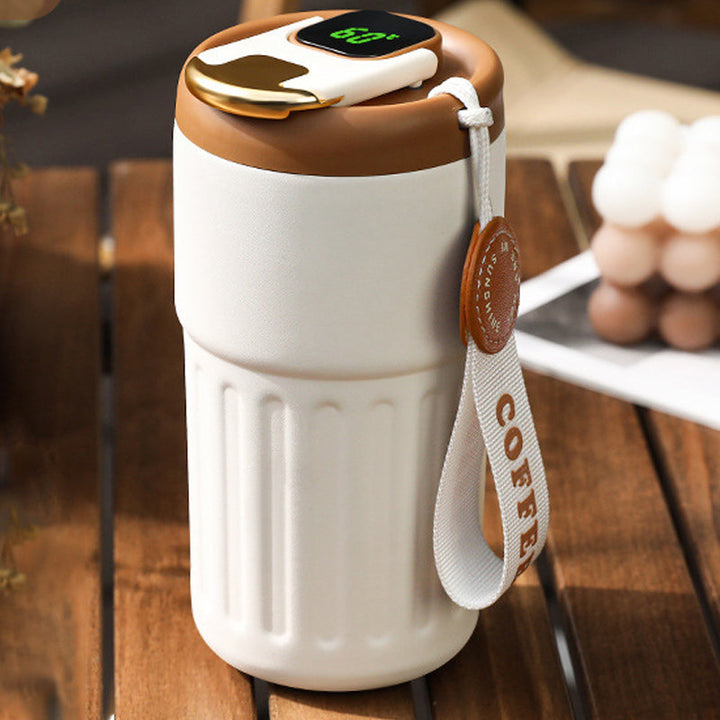 Coffee Thermos With Temperature Display | Bowlift