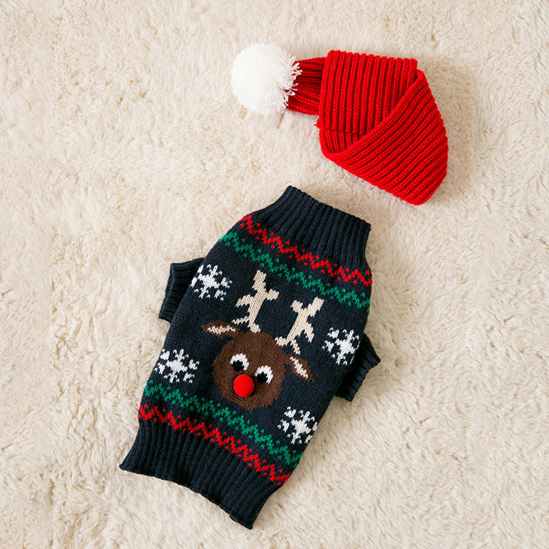 Warm Christmas clothing for pets | Bowlift