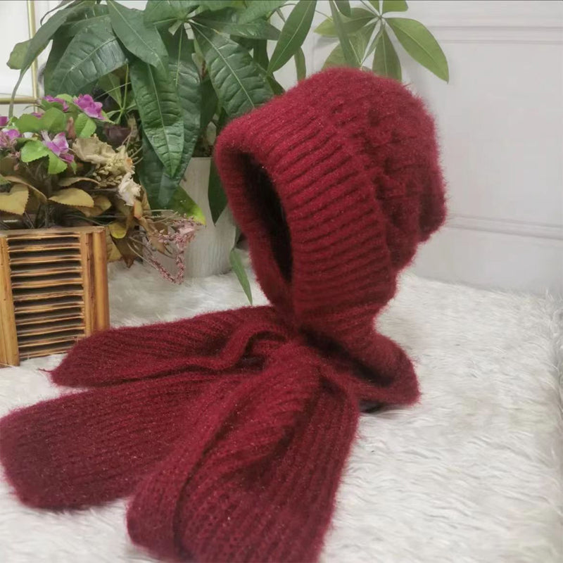 BowLift | Integrated hearing protection windproof hat scarf