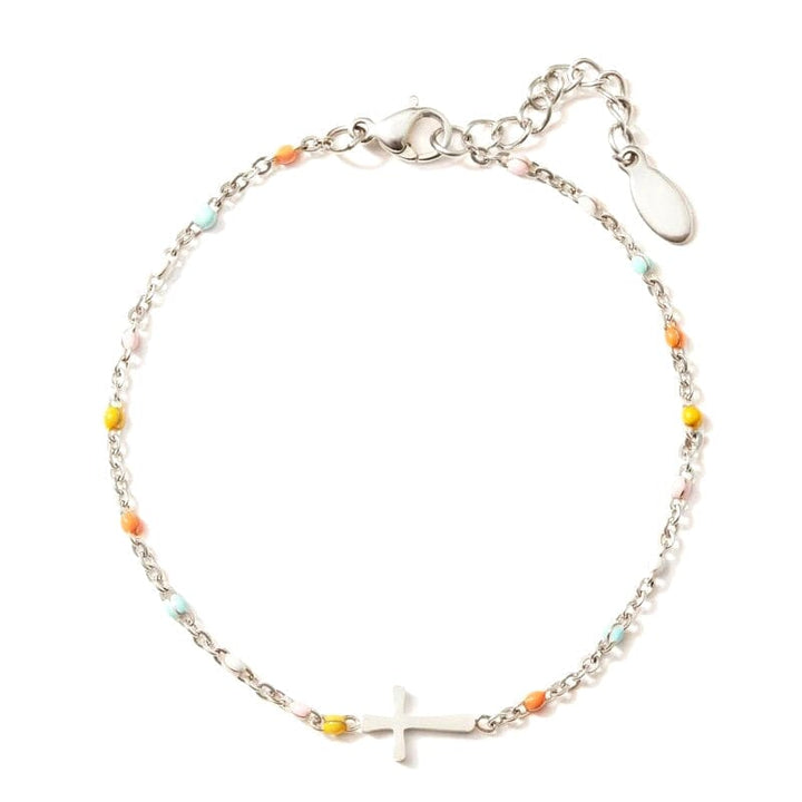 BowLift | Adjustable Cross Bracelet for Friendship & Faith – Silver or Gold – Gift Box Option