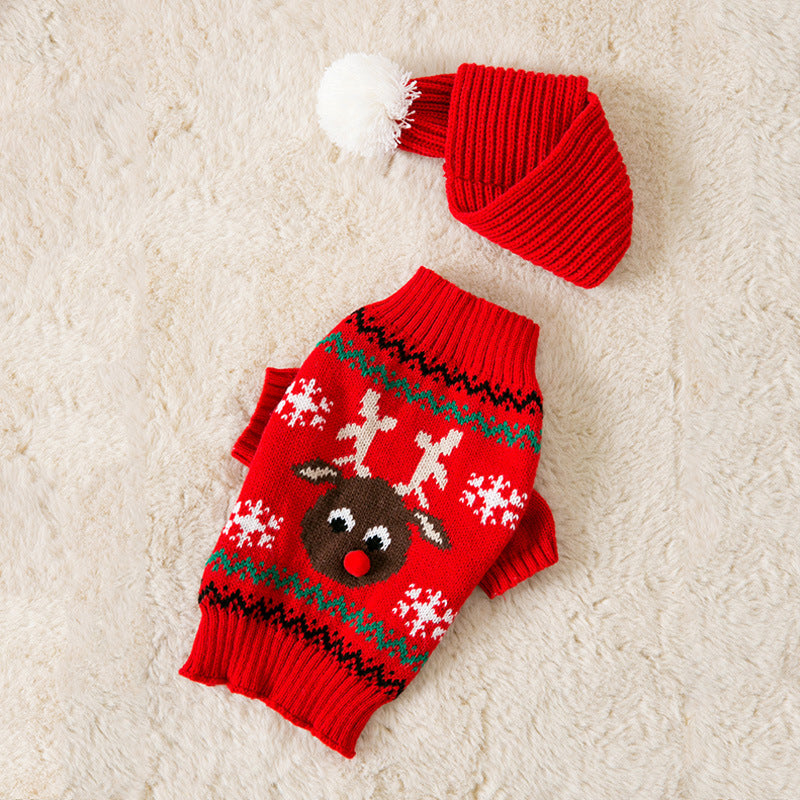Warm Christmas clothing for pets | Bowlift
