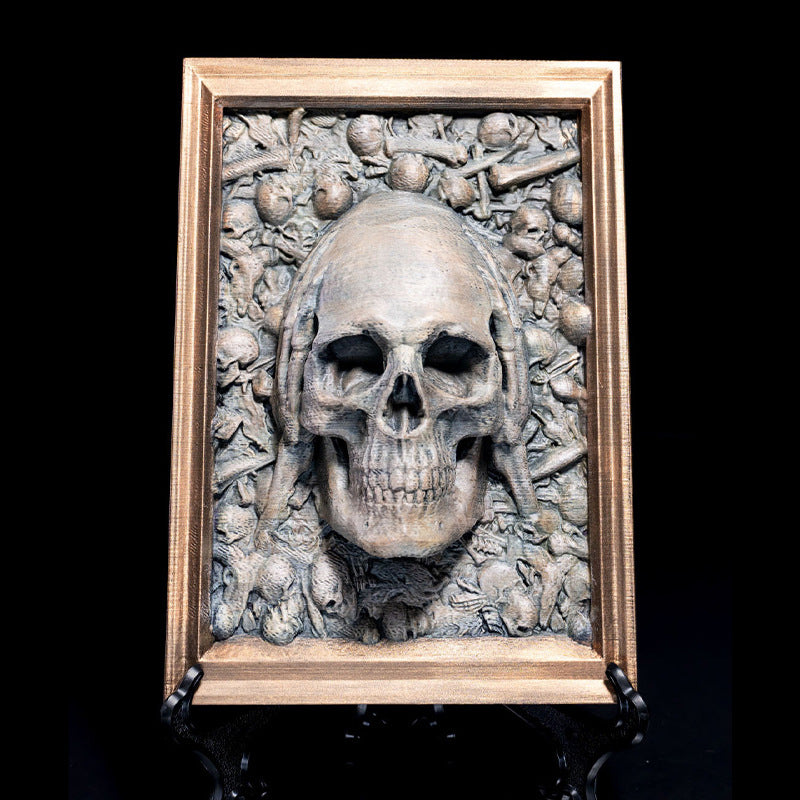 BowLift | Three Wise Skulls Picture Frame Decor