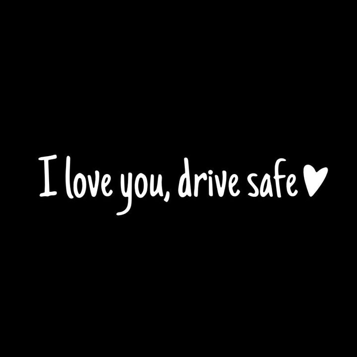 BowLift | I Love You Driving Safe Mirror Sticker