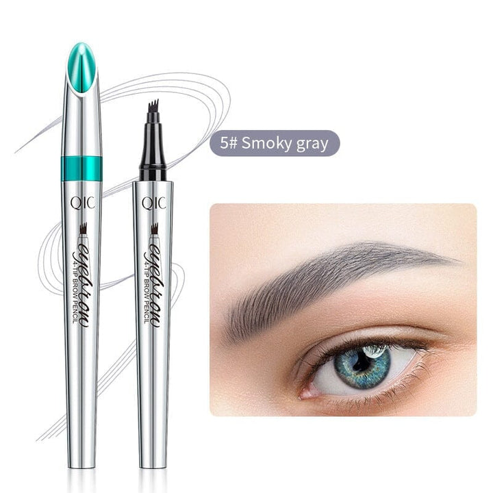 BowLift | Waterproof 3D Microblading Eyebrow Pencil with 4 Fork Tips