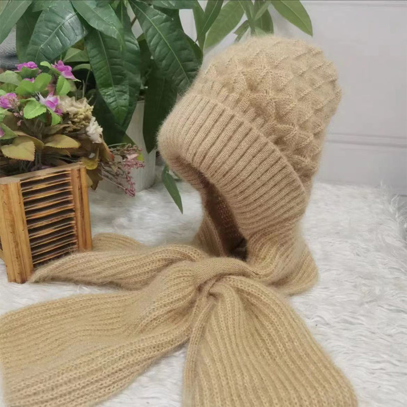 BowLift | Integrated hearing protection windproof hat scarf