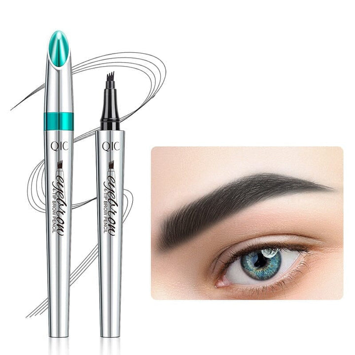BowLift | Waterproof 3D Microblading Eyebrow Pencil with 4 Fork Tips