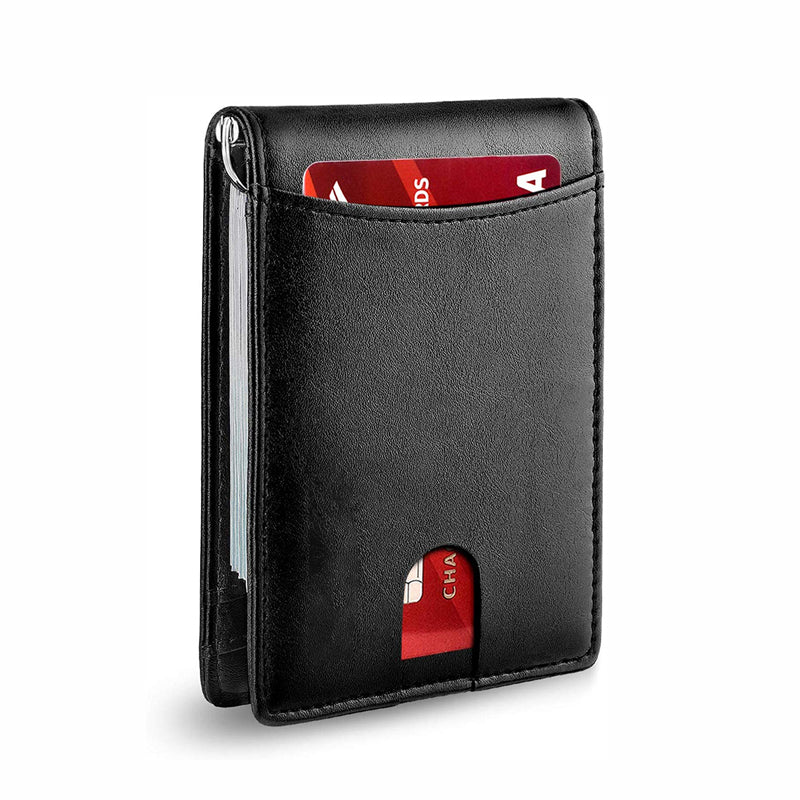 BowLift | Theft-proof magnetic card holder made of genuine leather