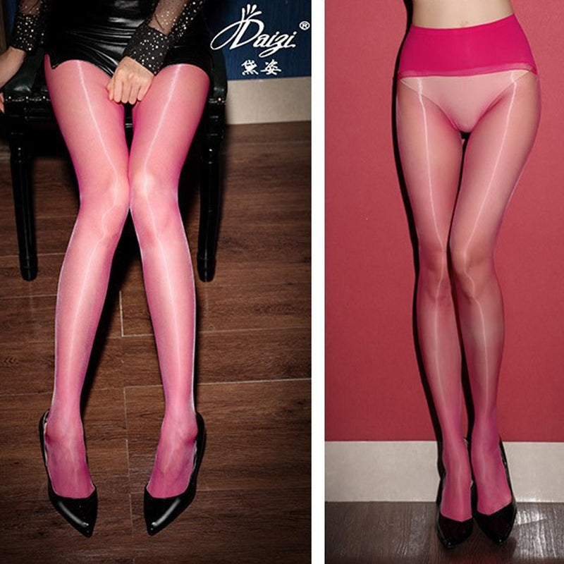 BowLift | Oil-soaked 1D ultra-thin sexy pearlescent stockings