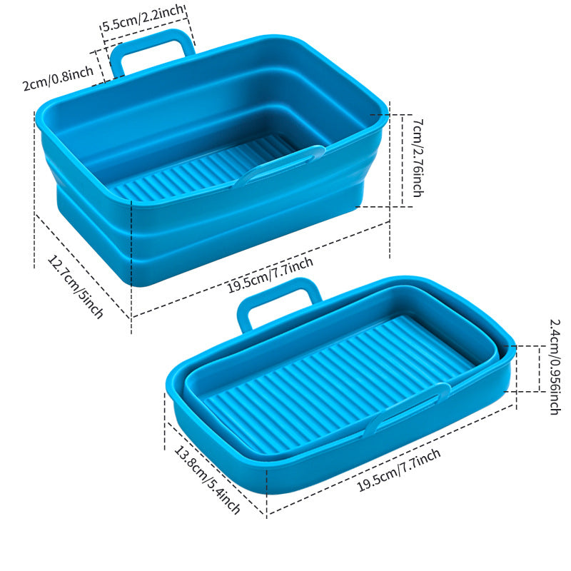 BowLift | Foldable Air Fryer Silicone Baking Tray
