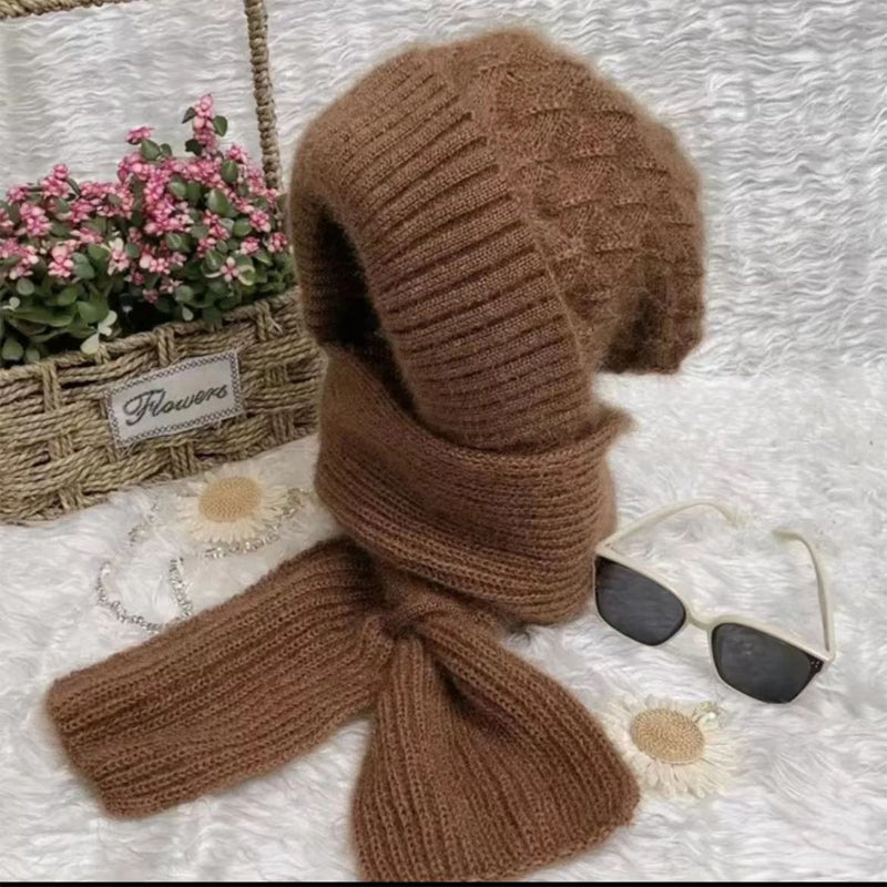 BowLift | Integrated hearing protection windproof hat scarf
