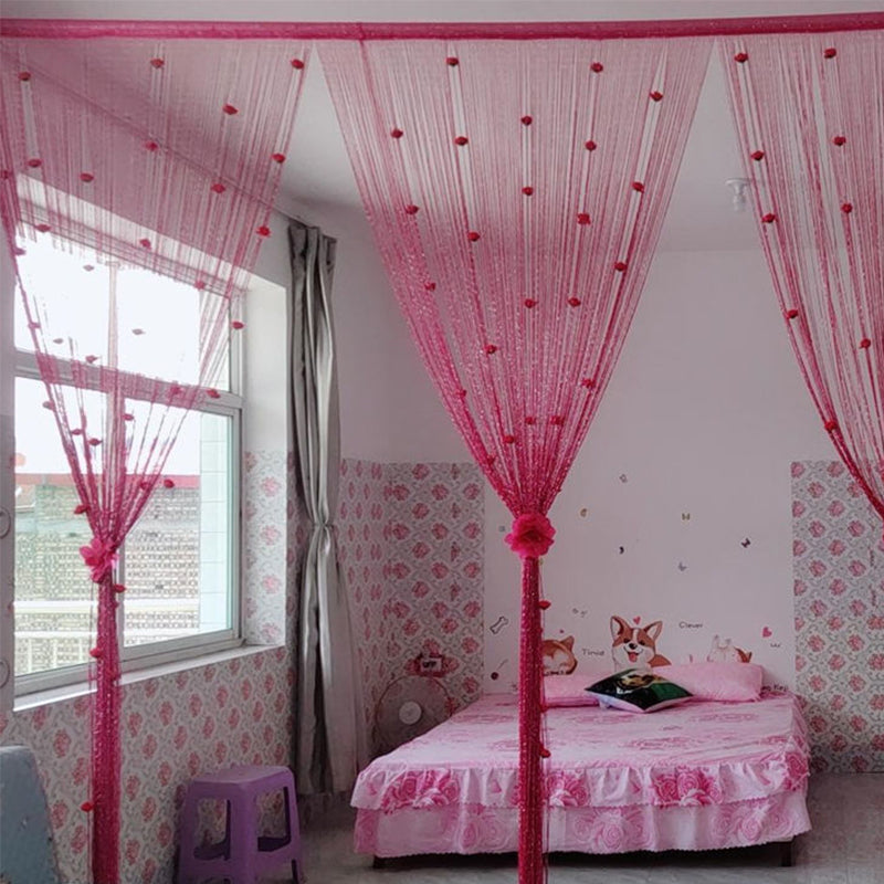 BowLift | Rose Thread Door Curtain