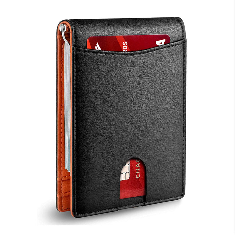 BowLift | Theft-proof magnetic card holder made of genuine leather