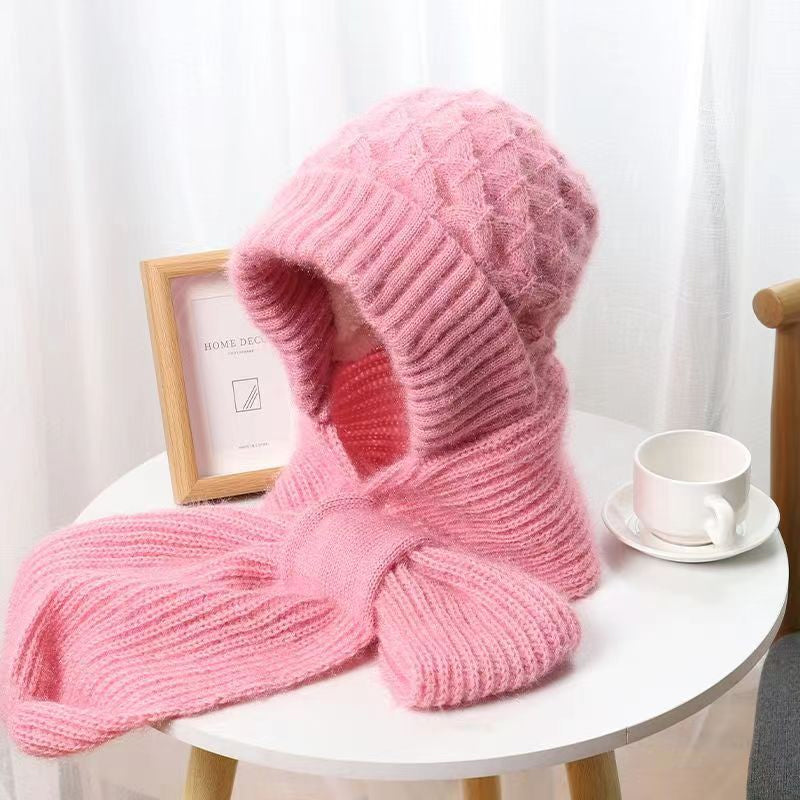 BowLift | Integrated hearing protection windproof hat scarf