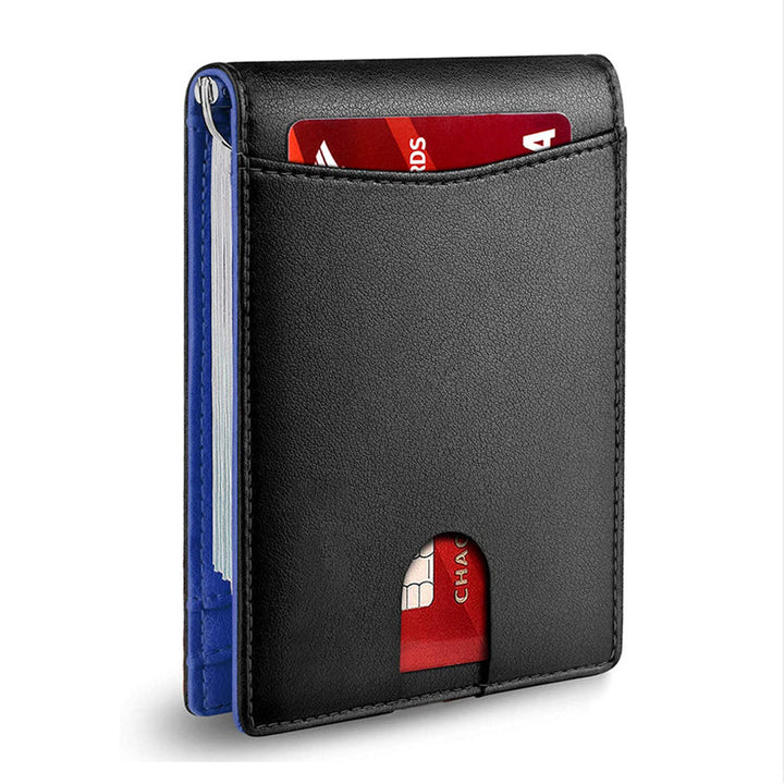 BowLift | Theft-proof magnetic card holder made of genuine leather