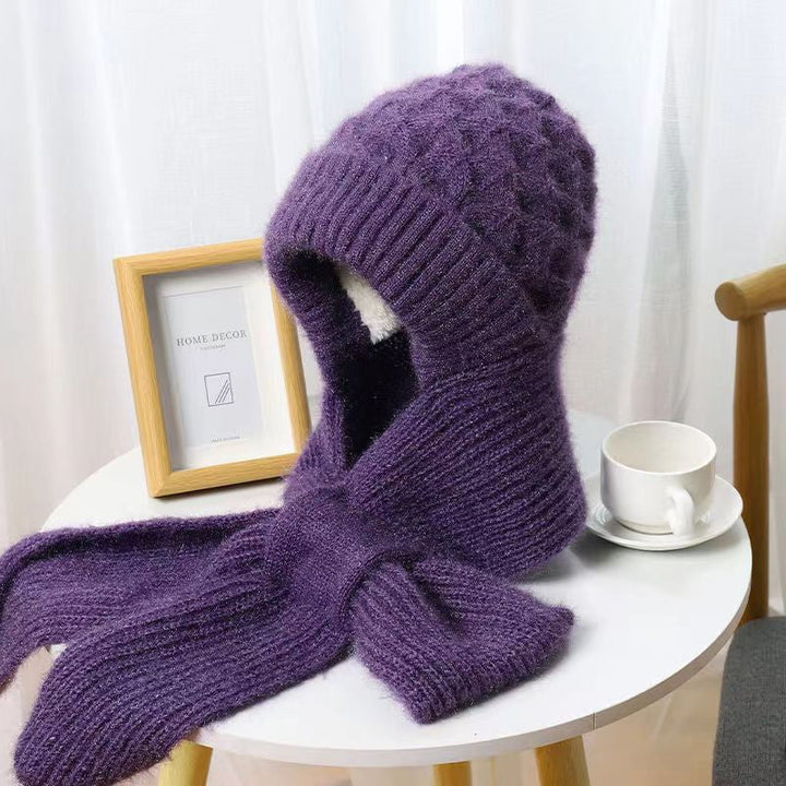 BowLift | Integrated hearing protection windproof hat scarf