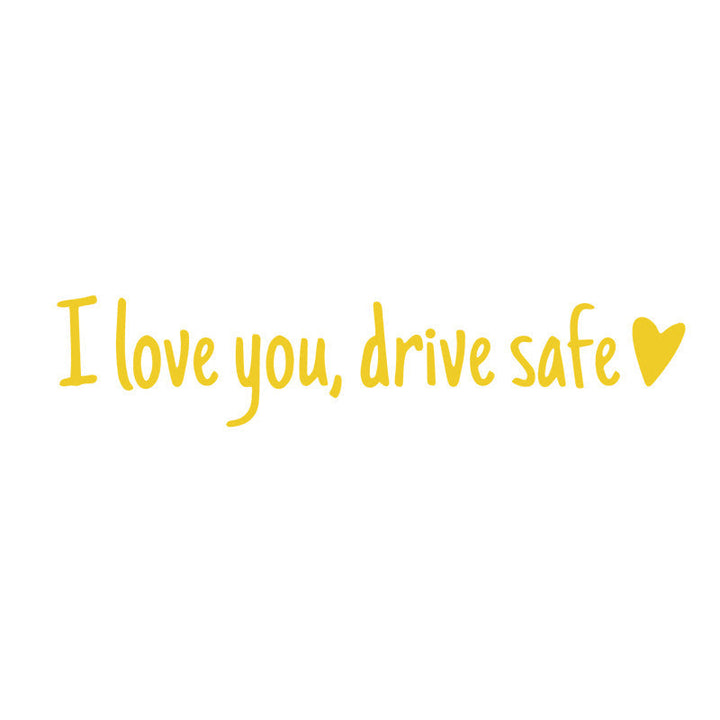 BowLift | I Love You Driving Safe Mirror Sticker