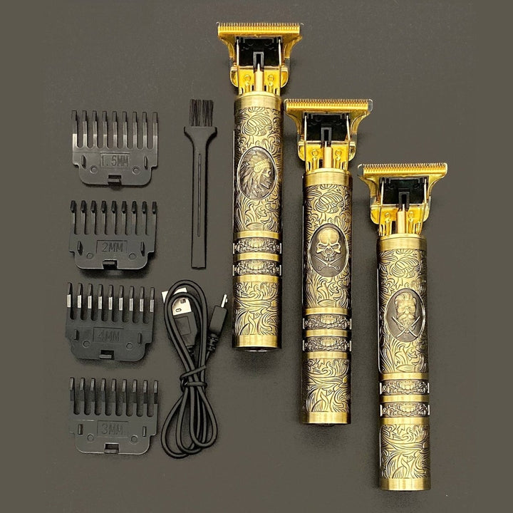 BowLift | Skulltrim – Vintage Rechargeable Beard Trimmer for Precise Results