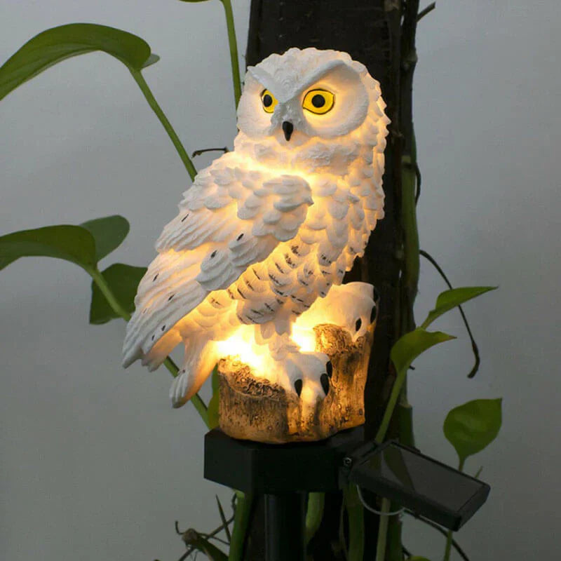 BowLift | Solar powered Owl Garden Lamp - OwlGlow