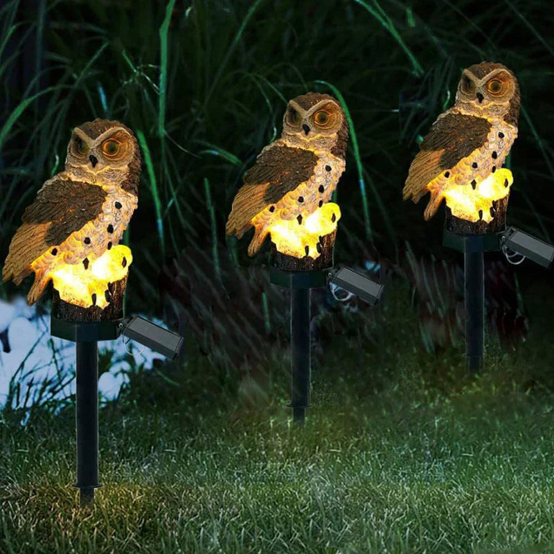 BowLift | Owl Garden Lamp on Solar Energy - OwlGlow