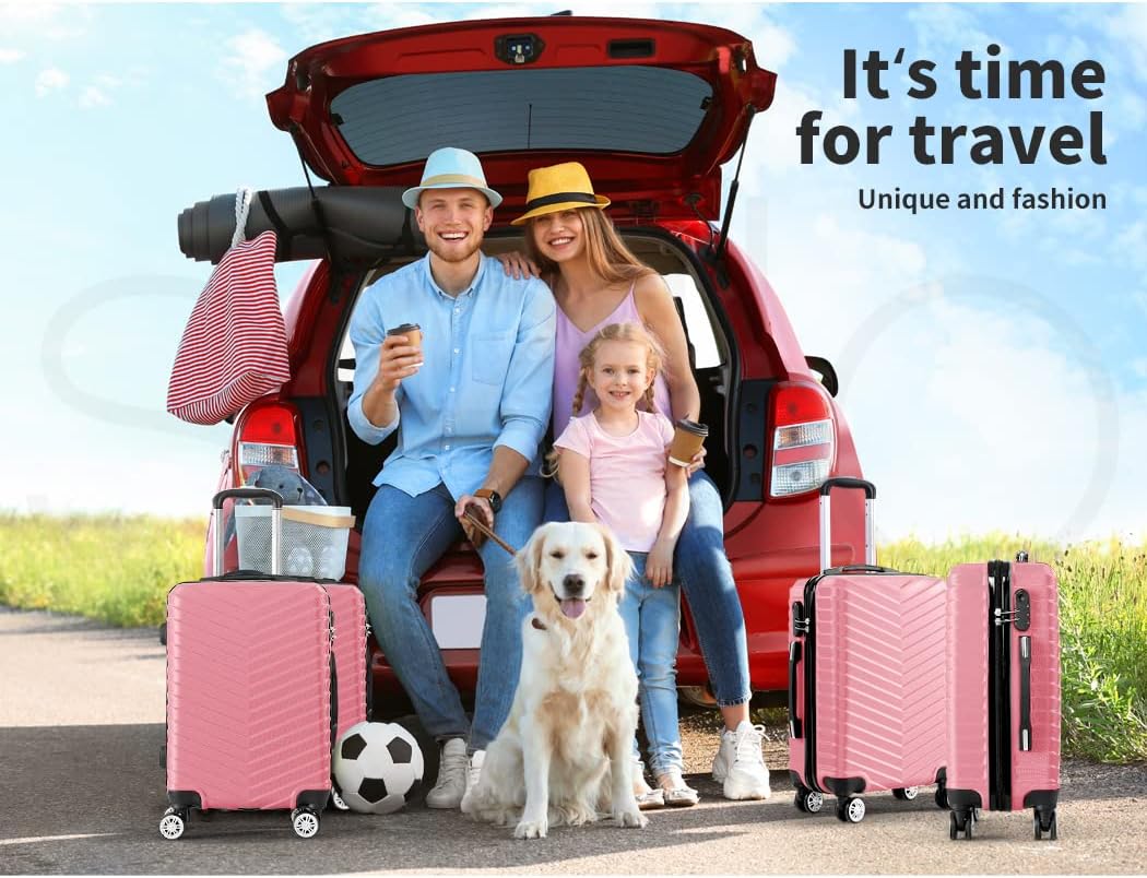 Hard Shell Carry-On Luggage with Lock & Spinner Wheels – Rosemont | Bowlift