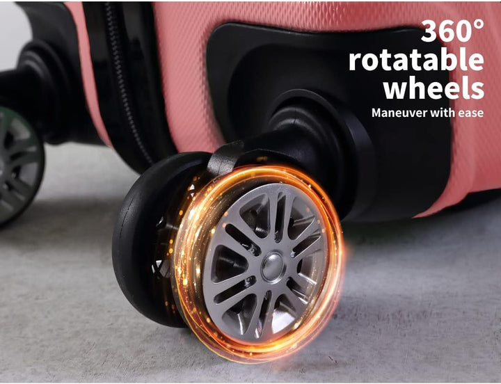 Hard Shell Carry-On Luggage with Lock & Spinner Wheels – Rosemont | Bowlift