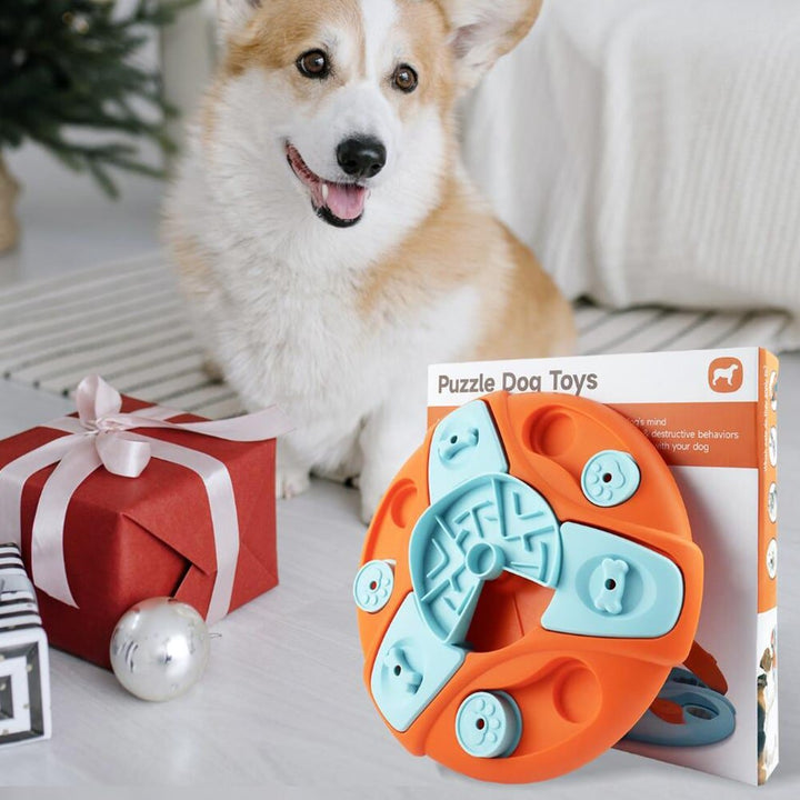 BowLift | Slowfeed Puzzle Bowl – Rotating Dog Bowl for Slow Eating and Mental Stimulation