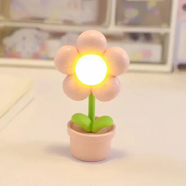 BowLift | Small Flower Relaxing Table Lamp - BlossomGlow