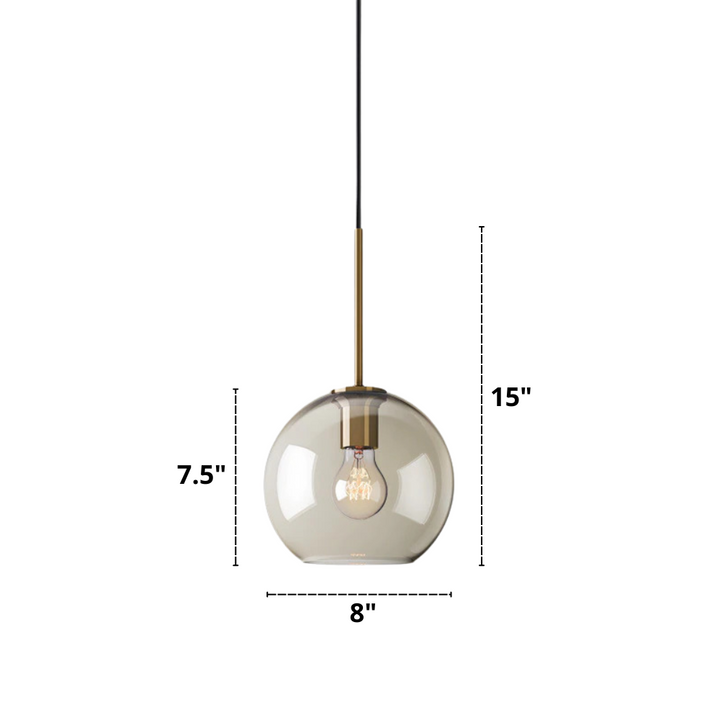 Modern Glass Hanging Lamps | Bowlift