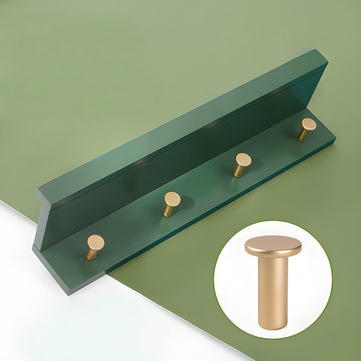 BowLift | Smash Wall Shelf with Hooks – Multifunctional Wooden Storage Rack for Any Room