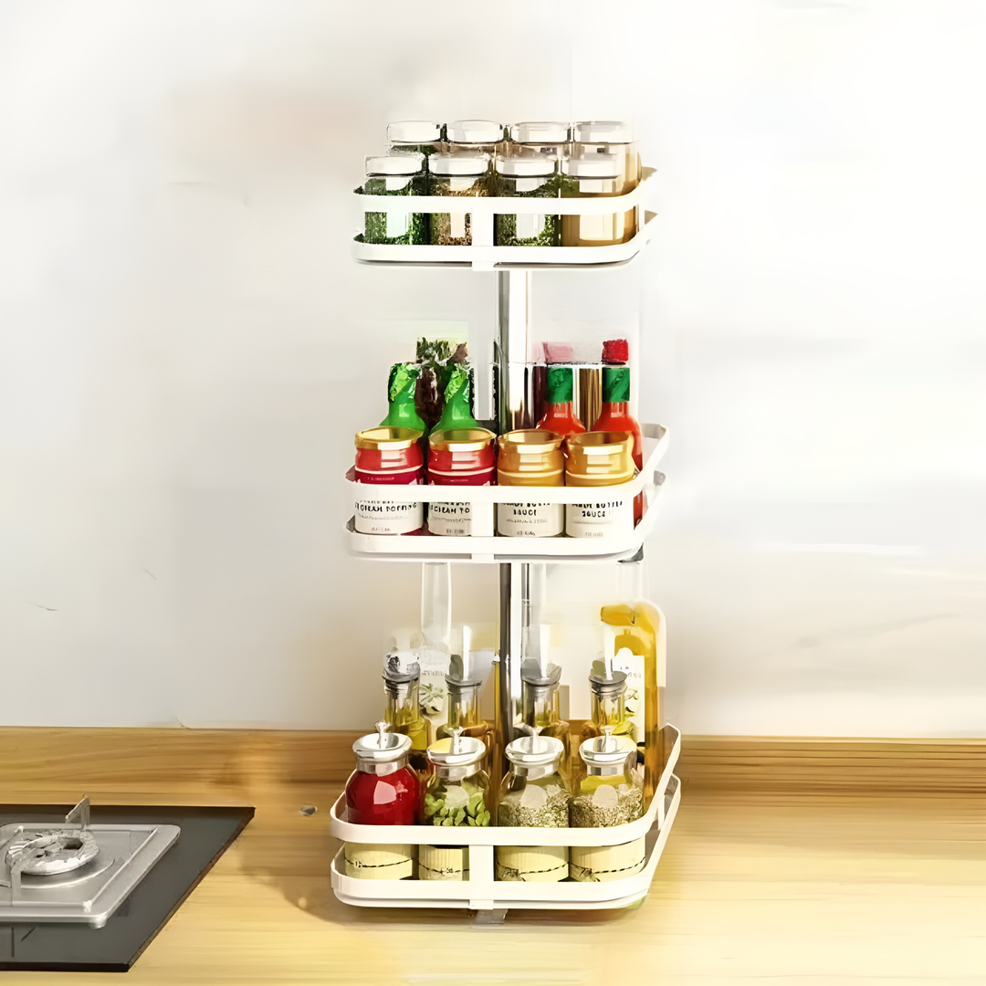 BowLift | 360° Rotating Ingot Rack for Kitchen Cabinets