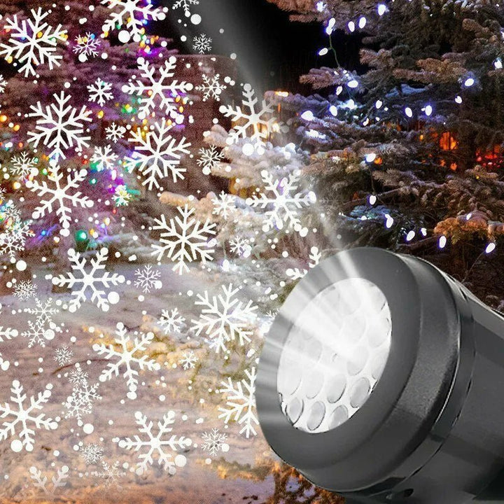 BowLift | Snowflake Projector LED Christmas Light - Christmas Projector Lights for Indoor Outdoor Christmas, Wedding and Yard Decor