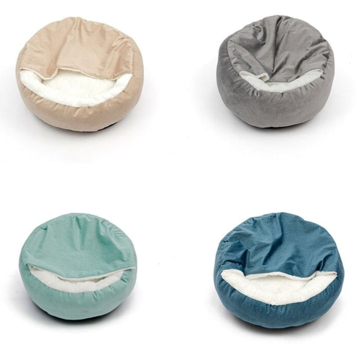 SnuggleNest Dog Cuddle Cave - The Ultimate Comfort for Your Pet Bowlift