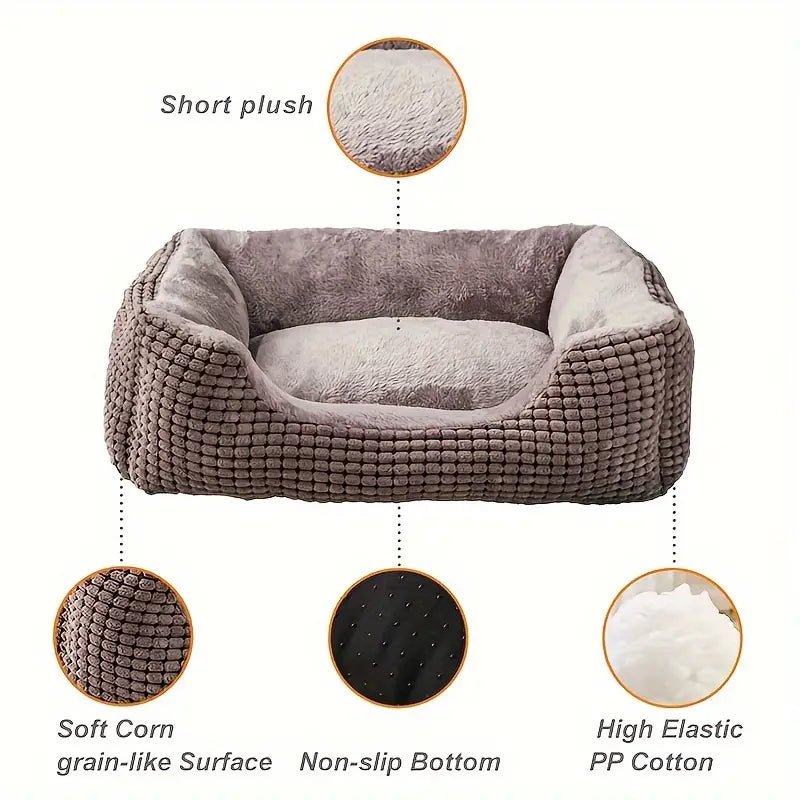 SnuggleRest • Comfortable & Durable Dog Sofa Bed - Dog Bed - BowLift