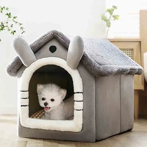 SnugglyNest Indoor Pet House - Snuggly and Cozy Bowlift