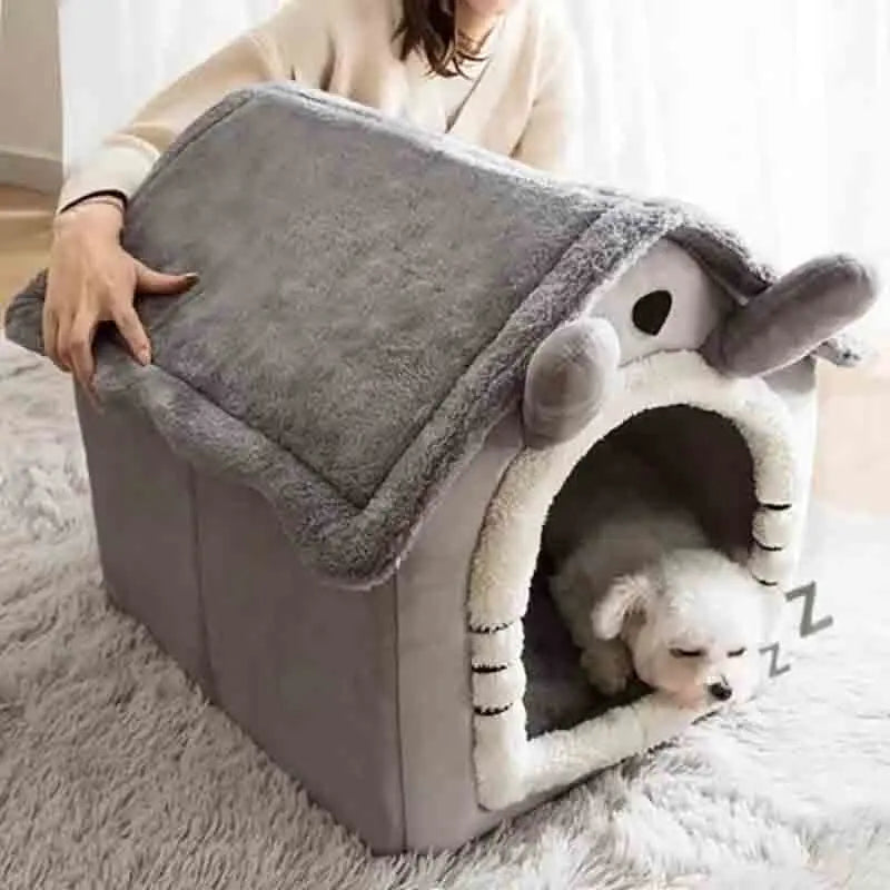 SnugglyNest Indoor Pet House - Snuggly and Cozy Bowlift